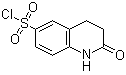 1,2,3,4-Tetrahydro-2-oxo-6-quinolinesulfonyl chloride molecular structure (CAS 66657-42-9)