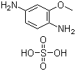2,5-Diaminoanisole sulfate molecular structure (CAS 66671-82-7)