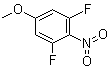 4-Nitro-3,5-difluoroanisole molecular structure (CAS 66684-62-6)