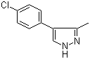 4-(4-Chlorophenyl)-3-methyl-1H-pyrazole molecular structure (CAS 667400-41-1)