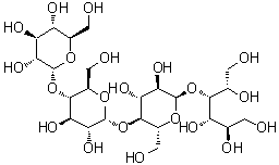麦芽四糖醇分子结构 (CAS 66767-99-5)