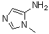 1-甲基-1H-咪唑-5-胺分子结构 (CAS 66787-75-5)