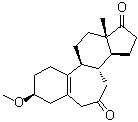 3beta-Methoxy-B-homoestr-5(10)-ene-7,17-dione molecular structure (CAS 6679-39-6)