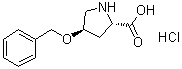 (4R)-4-(Phenylmethoxy)-L-proline hydrochloride molecular structure (CAS 66831-16-1)