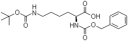 N-Benzyloxycarbonyl-N'-(tert-Butoxycarbonyl)-L-lysine molecular structure (CAS 66845-42-9)