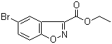 structure of CAS# 668969-70-8, Ethyl 5-bromobenzo[d]isoxazole-3-carboxylate;5-Bromo-1,2-benzisoxazole-3-carboxylic acid ethyl ester