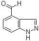 结构式 CAS# 669050-70-8, 1H-吲唑-4-甲醛