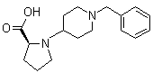 1-[1-(Phenylmethyl)-4-piperidinyl]-L-proline molecular structure (CAS 669713-67-1)
