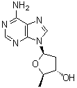 2',5'-Dideoxyadenosine molecular structure (CAS 6698-26-6)