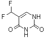 5-Difluoromethyluracil molecular structure (CAS 670-19-9)