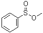 Benzenesulfinic acid methyl ester molecular structure (CAS 670-98-4)