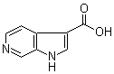 结构式 CAS# 67058-74-6, 1H-吡咯并[2,3-c]吡啶-3-羧酸