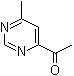结构式 CAS# 67073-96-5, 4-乙酰基-6-甲基嘧啶