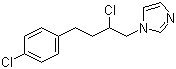 1-(2-Chloro-4-(4-chlorophenyl)butyl)-1H-imidazole molecular structure (CAS 67085-12-5)