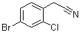 structure of CAS# 67197-54-0, 4-Bromo-2-chlorobenzeneacetonitrile;4-Bromo-2-chlorobenzyl cyanide; 4-Bromo-2-chlorophenylacetonitrile