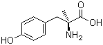 structure of CAS# 672-87-7, L-alpha-Methyltyrosine;Metyrosine