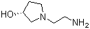 (3R)-1-(2-Aminoethyl)-3-pyrrolidinol molecular structure (CAS 672325-36-9)