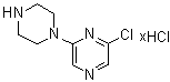 2-Chloro-6-(1-piperazinyl)pyrazine hydrochloride molecular structure (CAS 67250-10-6)