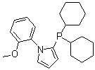 1-(2-甲氧基苯基)-2-(二环己基膦基)吡咯分子结构 (CAS 672937-63-2)