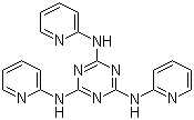 N,N',N''-Tri-2-pyridinyl-1,3,5-triazine-2,4,6-triamine molecular structure (CAS 67297-95-4)