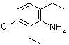 3-Chloro-2,6-diethylaniline molecular structure (CAS 67330-62-5)