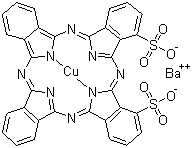 颜料蓝 17:1分子结构 (CAS 67340-41-4)