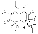 异大屯细辛酮 A分子结构 (CAS 67451-73-4)