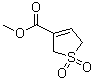 2,5-Dihydro-3-thiophenecarboxylic acid methyl ester 1,1-dioxide molecular structure (CAS 67488-50-0)