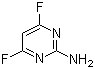 2-Amino-4,6-difluoropyrimidine molecular structure (CAS 675-11-6)