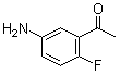 5'-Amino-2'-fluoroacetophenone molecular structure (CAS 67500-19-0)