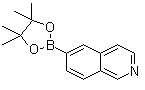 6-(4,4,5,5-Tetramethyl-1,3,2-dioxaborolan-2-yl)-isoquinoline molecular structure (CAS 675576-26-8)