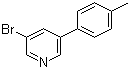 structure of CAS# 675590-28-0, 3-Bromo-5-(4-methylphenyl)pyridine;3-Bromo-5-(p-tolyl)pyridine