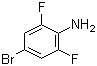 结构式 CAS# 67567-26-4, 4-溴-2,6-二氟苯胺
