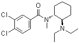 trans-3,4-Dichloro-N-[2-(diethylamino)cyclohexyl]-N-methylbenzamide molecular structure (CAS 67579-76-4)