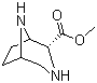 (1R,2R,5S)-3,8-Diazabicyclo[3.2.1]octane-2-carboxylic acid methyl ester molecular structure (CAS 676148-43-9)