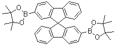 structure of CAS# 676168-63-1, 2,2'-(9,9'-Spirobi[9H-fluorene]-2,2'-diyl)bis[4,4,5,5-tetramethyl-1,3,2-dioxaborolane]
