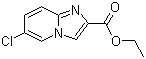 结构式 CAS# 67625-38-1, 6-氯咪唑并[1,2-a]吡啶-2-羧酸乙酯