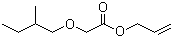 Allyl (2-methylbutoxy)acetate molecular structure (CAS 67634-01-9)