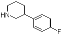 结构式 CAS# 676495-94-6, 3-(4-氟苯基)哌啶
