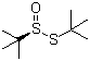 R-(+)-叔丁基亚磺酸硫代叔丁酯分子结构 (CAS 67734-35-4)