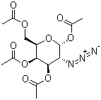 1,3,4,6-Tetra-O-acetyl-2-azido-2-deoxy-alpha-D-galactopyranose molecular structure (CAS 67817-30-5)
