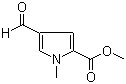 Methyl 4-formyl-1-methyl-1H-pyrrole-2-carboxylate molecular structure (CAS 67858-47-3)