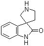 结构式 CAS# 6786-41-0, 螺[3H-吲哚-3,3'-吡咯烷]-2(1H)-酮