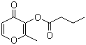 Maltyl butyrate molecular structure (CAS 67860-01-9)