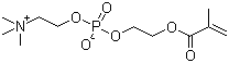 2-Methacryloyloxyethyl phosphorylcholine molecular structure (CAS 67881-98-5)
