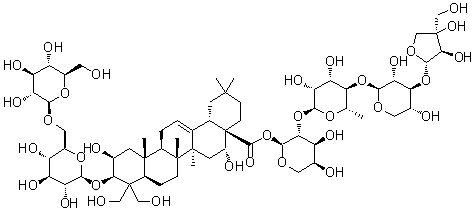 Platycodin D3 molecular structure (CAS 67884-03-1)