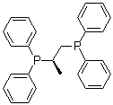 (2R)-1,2-Bis(diphenylphosphino)propane molecular structure (CAS 67884-32-6)