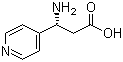 (R)-3-Amino-3-(pyridin-4-yl)propanoic acid molecular structure (CAS 678969-18-1)