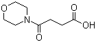 4-(4-Morpholinyl)-4-oxobutanoic acid molecular structure (CAS 67900-19-0)