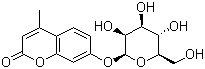 structure of CAS# 67909-30-2, 4-Methylumbelliferyl beta-D-mannopyranoside